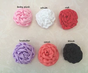 DIY mini Rolled Rosette Flower Embellishment Headband Handmade Craft - Picture 1 of 3