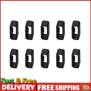 10x Silicone Watch Band Keeper Loop Holder Ring for Fenix 6X (Black) - Zdjęcie 1 z 9