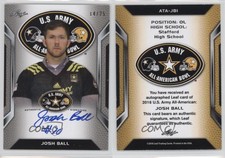 2016 Leaf US Army All-American Bowl Tour Silver /25 Josh Ball #ATA-JB1 Auto