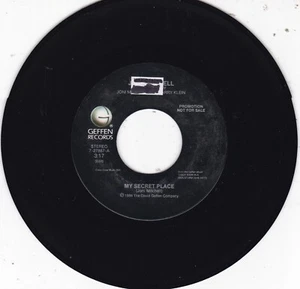 My Secret Place by Joni Mitchell (Promo 7" Vinyl Single, 1988, Geffen) EXCELLENT - Picture 1 of 1