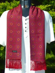 Vintage TOOTAL Scarf Cravat Goodwood Dapper Neckwear Mod Indie Scooter Ascot - Picture 1 of 4