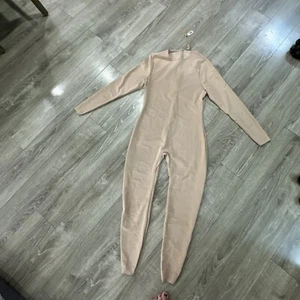 SKIMS Kim K. All In One Scoop Neck Jumpsuit Sienna Size Xxs - Picture 1 of 2