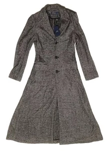 Polo Ralph Lauren Womens Houndstooth Wool-Blend Tweed Coat Multi SZ. 0 NWT$798 - Picture 1 of 5