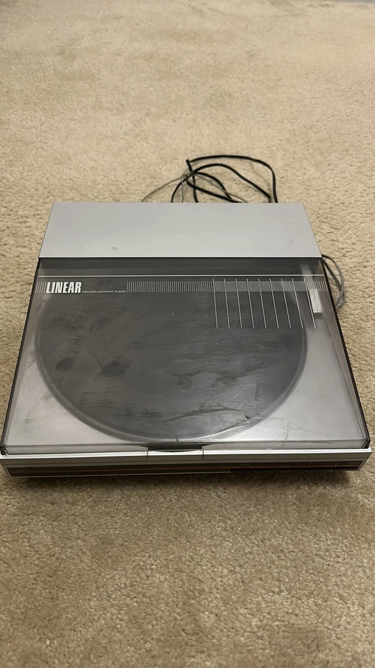 ADC LT32 Linear Tracking Belt-Drive Automatic Turntable Record Player 1983 Vtg - Image 1 of 3