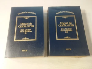 Don Quijote de la Mancha Miguel de Cervantes I y II Sarpe 1985 - LIBRO Español - Imagen 1 de 6
