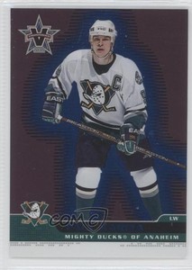 2001-02 Pacific Vanguard Blue Missing Serial Number Paul Kariya #2 HOF