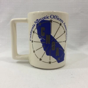 Vintage California Narcotics Officer Association CNOA Police Coffee Mug Cup - Picture 1 of 12