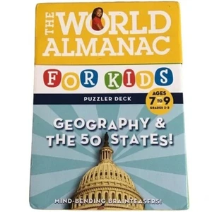 The World Almanac for Kids Puzzler Deck Geography and the 50 States - Picture 1 of 4