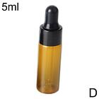 Amber GLASS DROPPER BOTTLES 1-5ml Drop Pipette Aromatherapy Eye E,r Juice A9I9