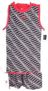 Red Black White Kids Apparel Boys Size 5/6 RBX 2 Piece Set Tank Top & Shorts New - Picture 1 of 12