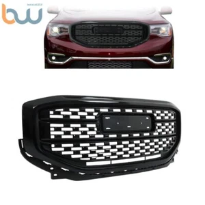 For 17 18 2019 GMC Acadia DENAL Center Front Grille Gloss Black Grill Plastic - Bild 1 von 14