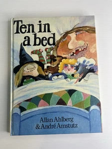 DIEZ en una CAMA ~ André Amstutz & Allan Ahlberg. 1st 1983 tapa dura buen estado - Imagen 1 de 16