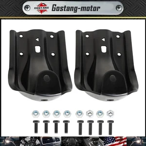 2x Rear Leaf Spring Shackle Bracket Repair Kit For Chevy GMC K1500 4WD 1988-1997 - Picture 1 of 8
