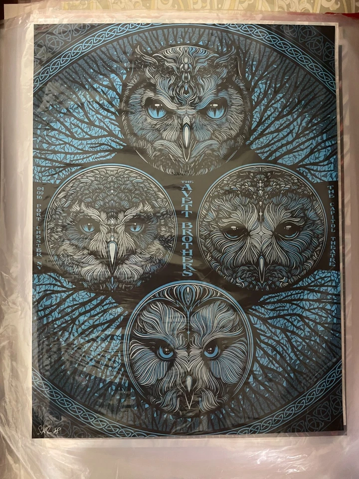 Todd Slater - Avett Brothers -4.9.2016-Capitol Theatre, Port Chester Poster (AP) - Image 1 of 1