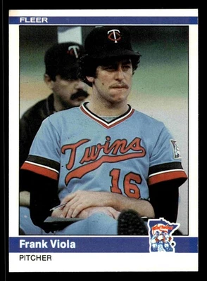 1984 Fleer Frank Viola #575 - Minnesota Twins - NM+ - Image 1 of 2