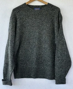 Pendleton Wool Crewneck Sweater Gray Size M Men's Office Professional Business - Picture 1 of 3