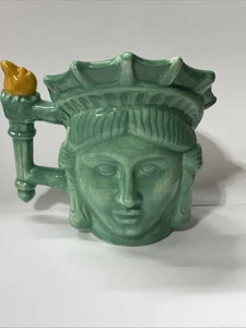 Statue of Liberty Head Ceramic Coffee Tea Milk Mug Cup New York City Travel - Picture 1 of 10