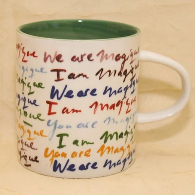 Taza Anthropologie I Am Hotel Magique Melange Taza Café Latte Coleccionable Nueva en Caja Foto 1 de 4