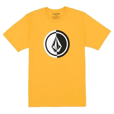 Volcom Herren Mega Circle Old Gold Kurzarm T-Shirt (OGD) - Bild 1 von 2