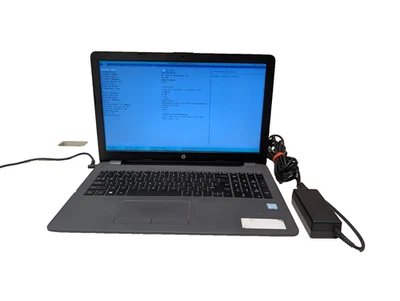 HP 250 G6 — Intel Core i5-7200U • 8GB RAM • Boots to BIOS • AC Adapter Included - Image 1 of 4