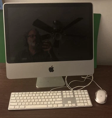 Apple iMac A1224 20" 2.4 GHz Core 2 Duo 250GB HDD 4-GB DDR3 with Keyboard-Mouse - Image 1 of 4