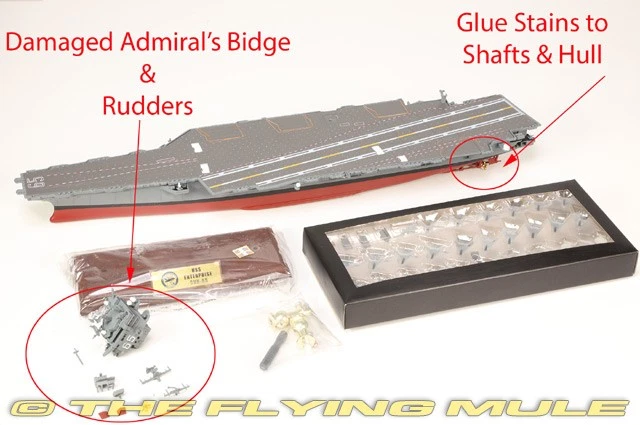 861007A Forces of Valor 1:700 USS Enterprise  *DEFECTIVE* See Description - Image 1 of 4