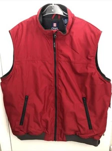 Mens Chaps Ralph Lauren Fleece Lined Vest Size XXL Red NWT - Picture 1 of 7