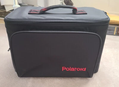 Polaroid Padded Camera Bag Black & Red With Strap Canvas Vintage - Brand New! - Image 1 of 4