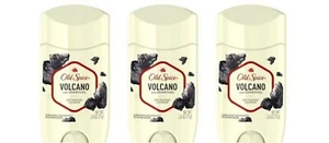 BL Old Spice Anti-Perspirant 2.6 oz Volcano W/Charcoal Solid - THREE PACK - Picture 1 of 1