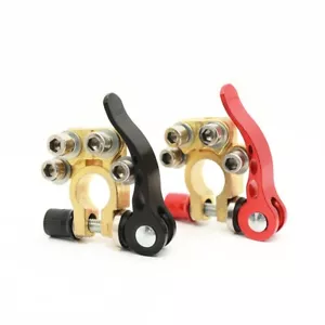 Car Battery Terminals Connector Clamp Quick Release Adjust Disconnect Tool 2Pcs - Picture 1 of 5