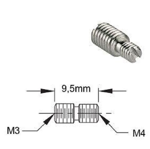 Adaptateur De Filetage M4 Vers 1/4-20 - Convertisseur Métrique/impérial Pour Photo, Vidéo, Trépied - Neuf
