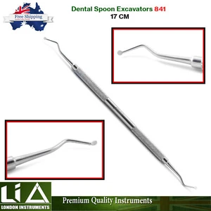 Dental Spoon Excavators 842 2.5mm Surgical Root Canal Carious Cavity Removal New - Picture 1 of 5