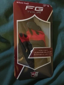 Wilson Staff FG Tour Junior Glove Left Hand Size Small Synthetic Leather - Picture 1 of 6