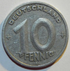 DDR 10 Pfennig, 1949 (2/7/1)