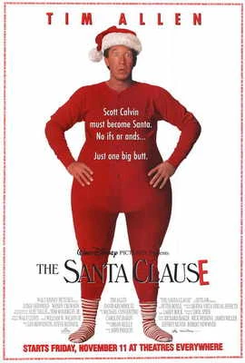 THE SANTA CLAUSE Movie POSTER 27x40 Tim Allen Eric Lloyd Judge Reinhold Wendy