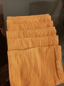 6 Crate & Barrel Placemats Lamont Palm Green Woven Heavy Cotton Rectangle  - Picture 1 of 5