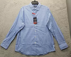 Chaps Shirt Mens Large Multi Plaid Performance Stretch Ultimate Cooling Comfort - Picture 1 of 9