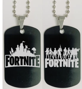 Fortnite Military Army Dog Style Tag ID Tag & Necklace. - Picture 1 of 1