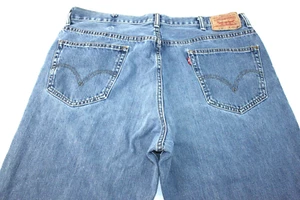 Levi's 550 Men's 40 x 30  Relaxed Fit Denim Jeans - Missing Belt Loop  #C349 - Picture 1 of 9
