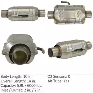 Catalytic Converter-Universal Converter Eastern Mfg 70419 - Picture 1 of 1