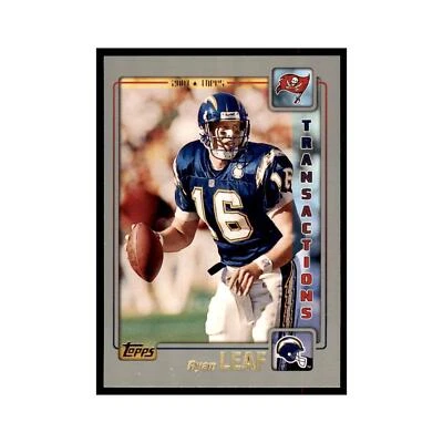 Ryan Leaf 2001 Topps #118 Football Cards Football Card NM - Image 1 of 3
