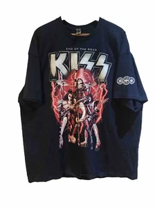 CAMISETA KISS END OF THE ROAD 2XL XXL GILDAN 100% ALGODÓN - Imagen 1 de 6