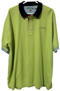 ORVIS X-Large MENS SHIRT POLO NEON GREEN Roomy - Picture 1 of 6