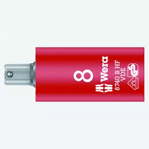 Wera 004903 VDE HF Hex Bit 3/8" Drive Socket, 8.0 mm - Bild 1 von 3