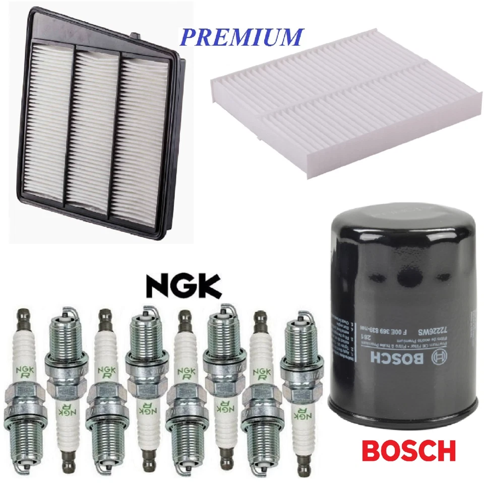 Kit de afinación filtros bujías para Nissan Titan XD V8 5,6 L 2016-2024 Foto 1 de 1