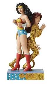 Neu Jim Shore DC Comics Wonder Woman vs Cheetah 8,5 ZOLL Figur - Bild 1 von 4