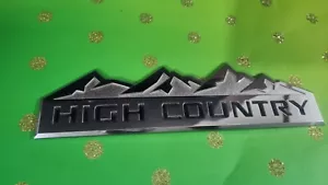 XX 14 18 CHEVROLET SILVERADO HIGH COUNTRY DOOR TAILGATE EMBLEM 22813987 - Picture 1 of 6
