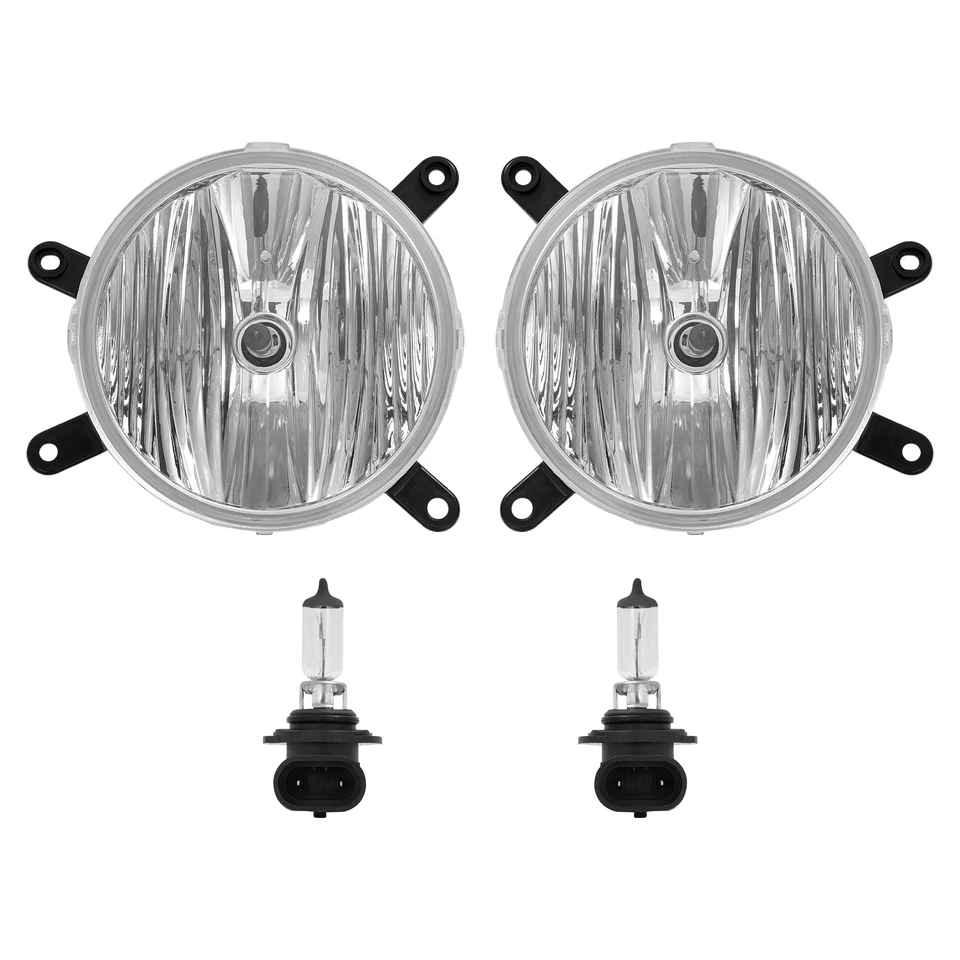 Pair Clear Fog Lights For Ford Mustang GT 2005-2009 W/Bulbs Driver & Passenger - Image 1 of 4