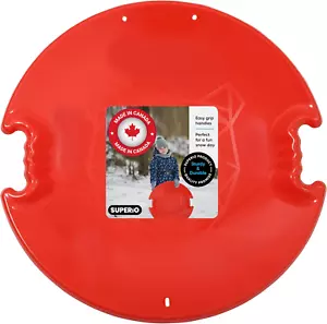 round Saucer Snow Sleds for Kids and Adult, Spiral Toddler Sled 26" Avalanche Ci - Picture 1 of 7