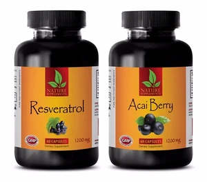 Best Antioxidant - RESVERATROL – ACAI BERRY COMBO - acai diet - Picture 1 of 12